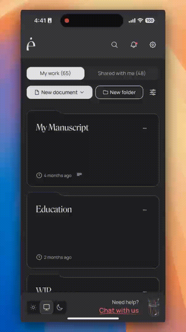 Ellipsus's Mobile Inbox