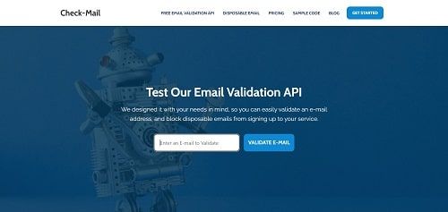 Check-Mail Email Validation API