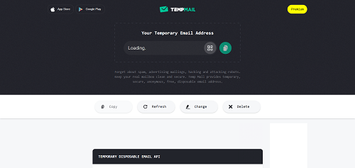 TempMail API