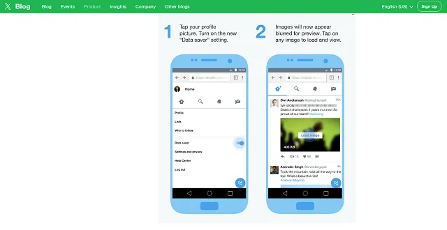 X Lite (previously Twitter Lite) PWA screenshot