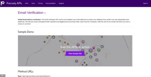 Precisely Email Verification API