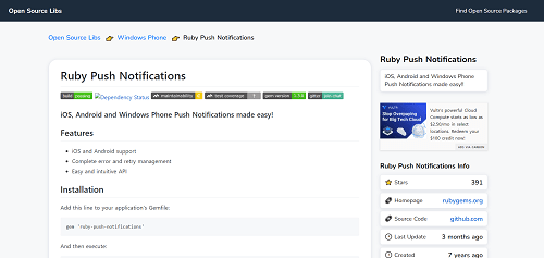 Ruby Push Notifications