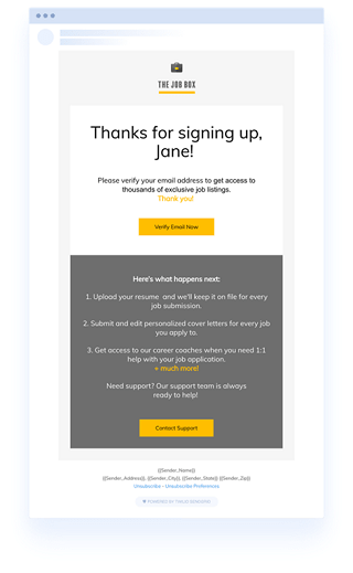 Verification Email Template