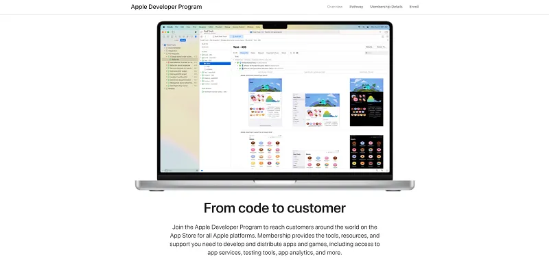 Apple Developer Program screenshot