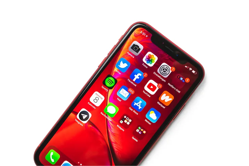 Mobile device screen