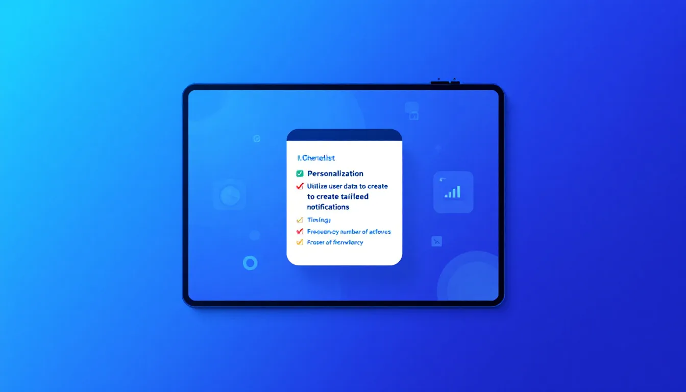 A checklist of best practices for push notifications.