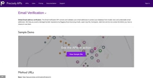 Precisely Email Verification API